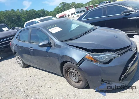2018 Toyota Corolla Le z USA, uszkodzony, nr VIN 2T1BURHE1JC077131